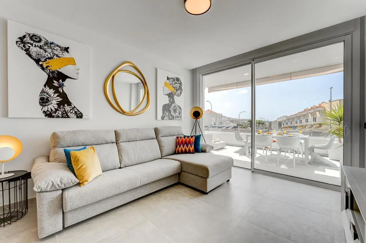 Modern New Apartment Las Terrazas De Costa Adeje. Heated Pool, Big Terrace And Private Parking