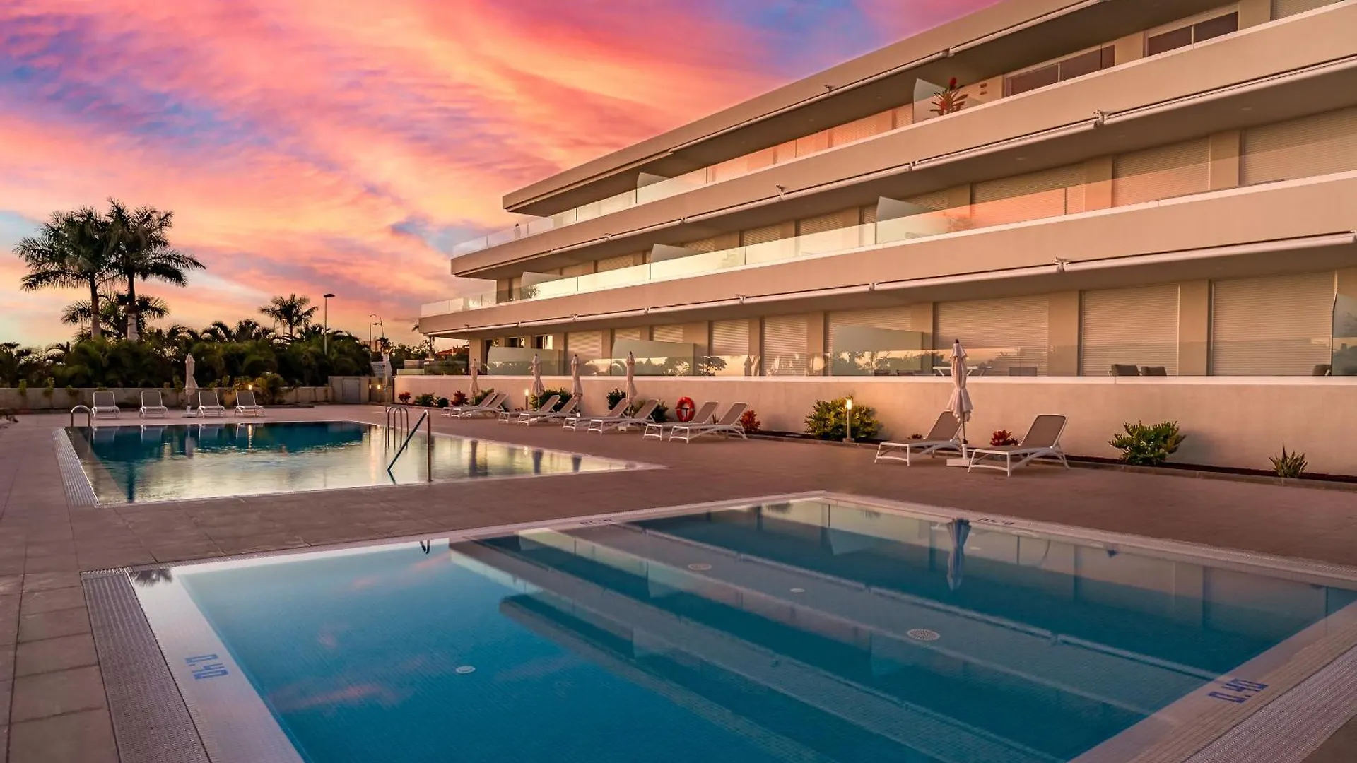 Modern New Apartment Las Terrazas De Costa Adeje. Heated Pool, Big Terrace And Private Parking Spain